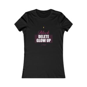 Block Delete Glow Up Fitted Tee