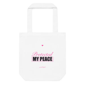 Protected My Peace Cotton Tote
