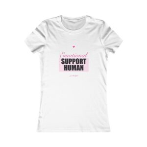 Emotional Support Human Fitted Tee