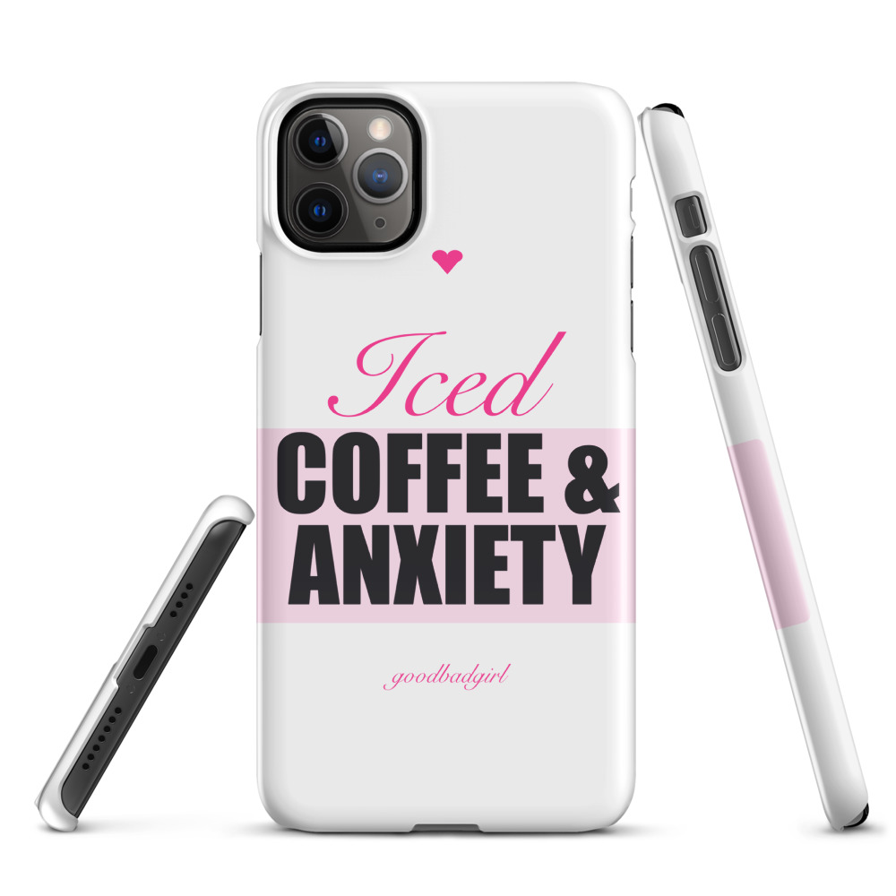 Iced Coffee & Anxiety Snap Case