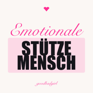 Emotionale Unterstützung Mensch Tasse