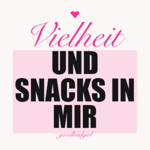 Ich Enthalt Vielfalt & Snacks Baumwoll-Tote