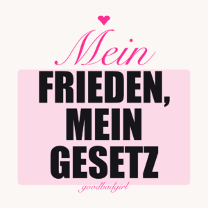 Meinen Frieden Geschützt Tasse