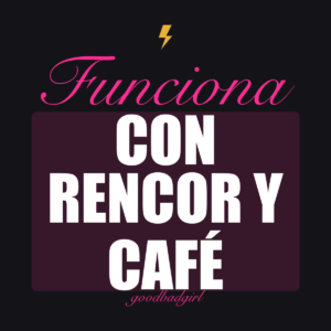 Corre Por Resentimiento & Espresso Camiseta Entallada
