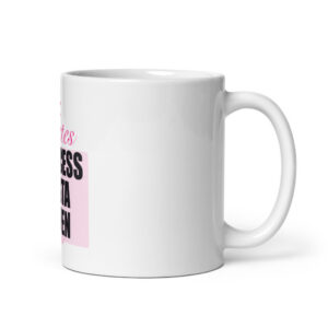Pilates Princess Pasta Queen Glossy Mug