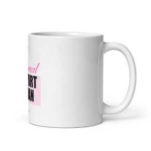 Emotional Support Human Glossy Mug